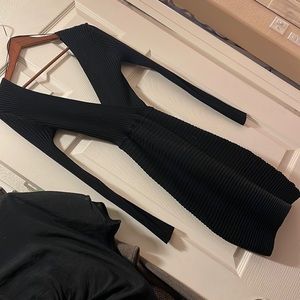 S Black sweater dress